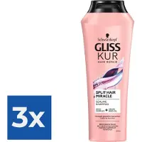 GLISS Kur - Shampoo - Split Hair Miracle - 370ml x 3