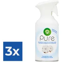 Air Wick - Luchtverfrisser - Spray - Zachtheid van Katoen - 250ml - Voordeelverpakking 3 stuks