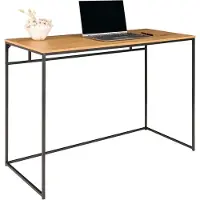 Sedero Eiken look Bureau met zwart frame