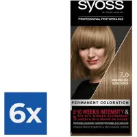 Syoss - Haarverf - 7_6 - Middenblond - 115ml x 6
