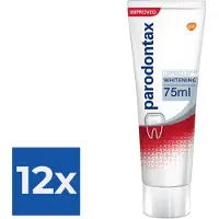 Parodontax Whitening - Tandpasta - tegen bloedend tandvlees - 75 ml - Voordeelverpakking 12 stuks