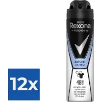 Rexona Men Invisible Ice - Deodorant - 150 ml - Voordeelverpakking 12 stuks