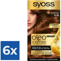 Syoss Oleo Intense - Haarverf - 6-76 - Warm Koperblond - 115ml x 6