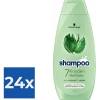 Schwarzkopf 7 Kruiden Shampoo 400 ml - Voordeelverpakking 24 stuks