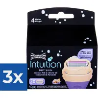 Wilkinson Sword Wilkinson Intuition Dry Skin Coconut 3 mesjes - Single Item - Voordeelverpakking 3 stuks
