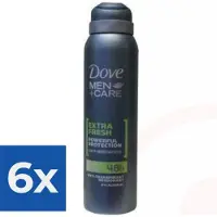 Dove Deospray Extra Fresh For Men - Voordeelverpakking 6 stuks