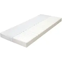vidaXL Matras 7 Zone 10 cm PU-schuim H2 H3 120x200 cm