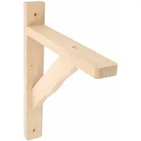 AMIG Plankdrager/planksteun van hout - lichtbruin - H230 x B170 mm - Tot 90 kg - Plankdragers