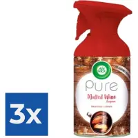 Air Wick Airwick Pure Luchtverfrisser Spray - Mulled Wine - Voordeelverpakking 3 stuks