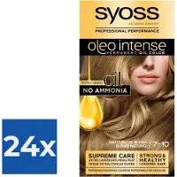 Syoss Oleo Intense - Haarverf - 7-10 - Natuurlijk Blond - 115ml x 24