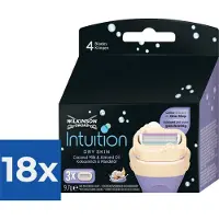 Wilkinson Sword Wilkinson Scheermesjes Wilkinson Intuition Mesjes Dry Skin - 3 mesjes - Voordeelverpakking 18 stuks