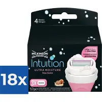 Wilkinson Sword Wilkinson Woman Scheermesjes Intuition Ultra Moisture 3 stuks - Voordeelverpakking 18 stuks