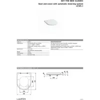 Laufen The New Classic - Toiletzitting, SoftClose sluiting, wit H8918510000001