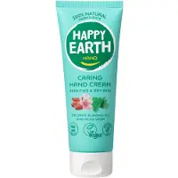 Happy Earth 100% Natuurlijke Vezorgende Handcrème Sensitive & Dry Skin 75 ml