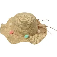 Clayre & Eef Hoed Kind Beige Papierstro