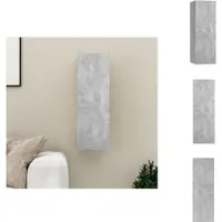 vidaXL Tv-kast - Tv-kasten - Televisiekast - Televisiekasten - Tv-meubel 30,5x30x90 cm bewerkt hout betongrijs