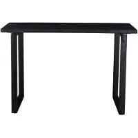 Giga Meubel Bartafel Martin Mangohout Zwart 140x70x90cm