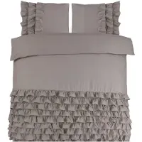 Dreamhouse Dekbedovertrek Cyprus Taupe Percal-200 x 200 / 220 cm | 2-Persoons