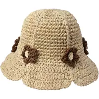 Clayre & Eef Hoed Kind 52 cm Beige Papierstro