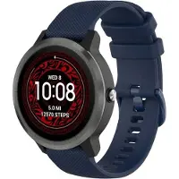 Shop4 - Garmin Vivoactive 3 Bandje - Siliconen Blauw