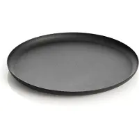 XLBoom Bao Tray Small Ø 25 cm Matt Black - Design serveerschaal van roestvrij staal - Verkrijgbaar in Soft Black | Matt Black | Soft Copper | Red | Green - Luxe dienblad voor tafel & interieur
