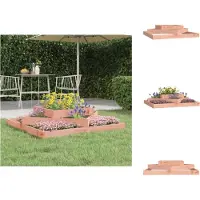 vidaXL Plantenbak 112x112x27 cm massief douglashout