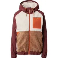 Iriedaily Tussenjas 'Arctikmix' lichtbruin / aubergine / oranje / wit