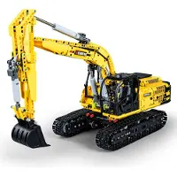 Cada Functional Excavator 1072 Pieces Geel Kinderen