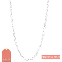 Go Dutch Label Collier hartjes chain Zilver