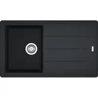 Franke spoelbak BASIS BFG 611-86 ONYX met excenteraansluiting