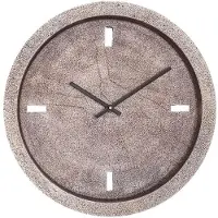 Ptmd Klok Endor - 38x38x4 cm - Aluminium - Goud