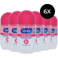 Sanex 6x Deodorant Roller Dermo Care 50 Ml