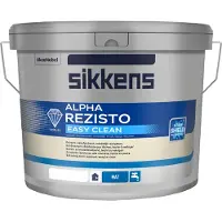 Sikkens Alpha Rezisto Easy Clean Mat | Reinigbare Matte Muurverf 10 LTR - Wit