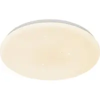 QAZQA Smart plafondlamp wit 38 cm stereffect incl. LED met afstandsbediening - Extrema