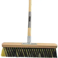 Synx Tools Binnenbezem X Bezem 40cm - bezems - Incl. Steel 150cm - zaalveger