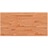 vidaXL Tafelblad rechthoekig 100x50x4 cm massief beukenhout