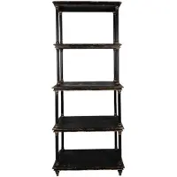 Clayre & Eef boekenkast 80x40x210 cm hout stellingkast
