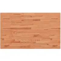 vidaXL Tafelblad rechthoekig 100x60x1,5 cm massief beukenhout