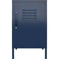 Dorel Home Bradford-Accenttafel - 1-deur - Marine Metaal