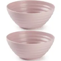 PlasticForte Schaaltjes - 8x - roze - kunststof - 14 x 6.5 cm - kommen