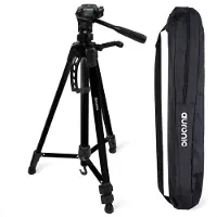 Auronic Statief - Camera of Telefoon - Tripod met Smartphonehouder - Zwart