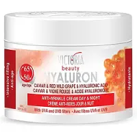 Victoria Beauty - Hyaluron gezichtscreme 50 ml met caviar en rode wilde druif 50 - 65 jaar