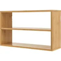 En.casa Wandrek keukenrek Gol 50x15x30 cm bamboe