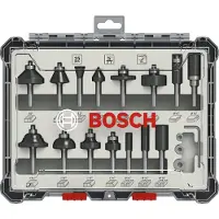 Bosch 2607017473 15-delige Frezenset in cassette - 1/4"
