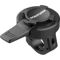 Rokform Kleine barbevestiging, zwart, Smartphonehouder, Zwart
