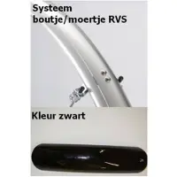 Eurofender Spatbordset elegance 58mm 26 zwart