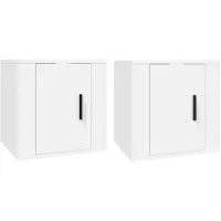 vidaXL Tv-wandmeubels 2st 40x34,5x40 cm wit
