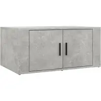 vidaXL Salontafel 80x50x36 cm bewerkt hout betongrijs