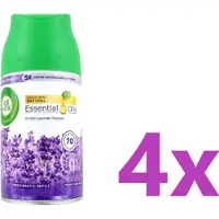 Air Wick Freshmatic Max Navullingen – Paarse Lavendel - 4 x 250 ml - Voordeelverpakking