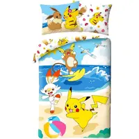 Halantex SP. z.o.o. Pokémon Dekbedovertrek Pokemon beach 140 x 200 cm (70 x 90 cm)